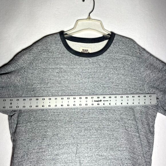 Blake Shelton x Lands' End Fleece Lined Crew Neck Sweater Gray Mens Size XL - Picture 10 of 10